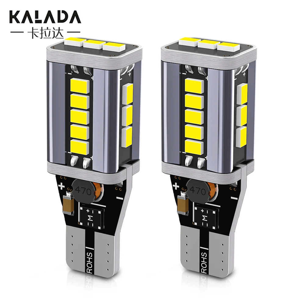 

1x Hight Power Super Bright 921 T15 W16W Red Led Bulbs Canbus Error Free 3020EMC Amber Drl Reversing Brake Lamp 12V White Light