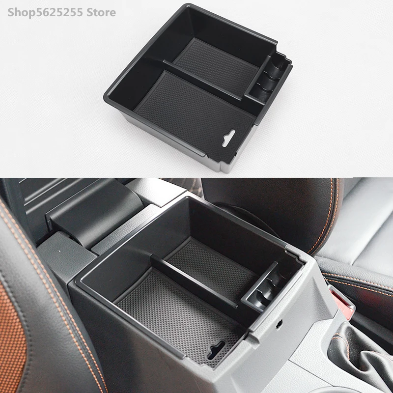 

Car Armrest Box Storage for Ford Ranger 2021 Accessories 2017 2018 2019 2020 Central Storage Box Multifunction Cover Decoration