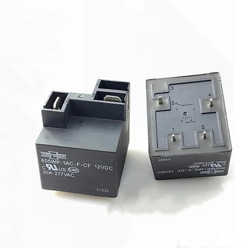 

5PCS/lot 100%Original New Relay 805WP-1AC-F-CF 12VDC 805WP-1AC-F-CF-12VD 805WP 1AC F CF 12V 4PIN 30A Normally open