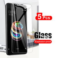 5Pcs Tempered Glass for Xiaomi Mi A1 Mi5X Glass Screen Protector for Xiaomi Mi A1 Mi 5X Protective Transparent Clear Film 9H