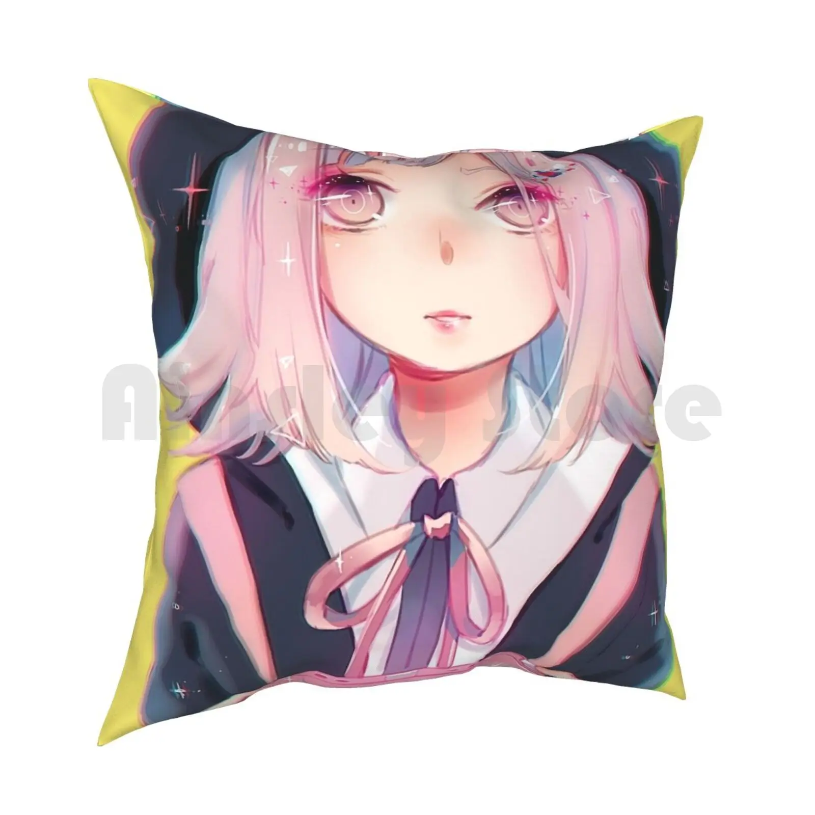 Chiaki Nanami Pillow Case Printed Home Soft DIY Pillow cover Danganronpa Manga Anime