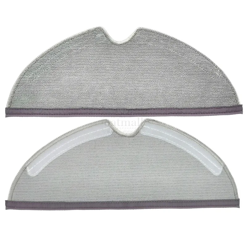 Kain pel kain lap untuk XIAOMI MI Roborock S5 Max S50 S51 S6 Max Robot vakum lebih tebal kering basah tangki air lap Area penuh desain pel