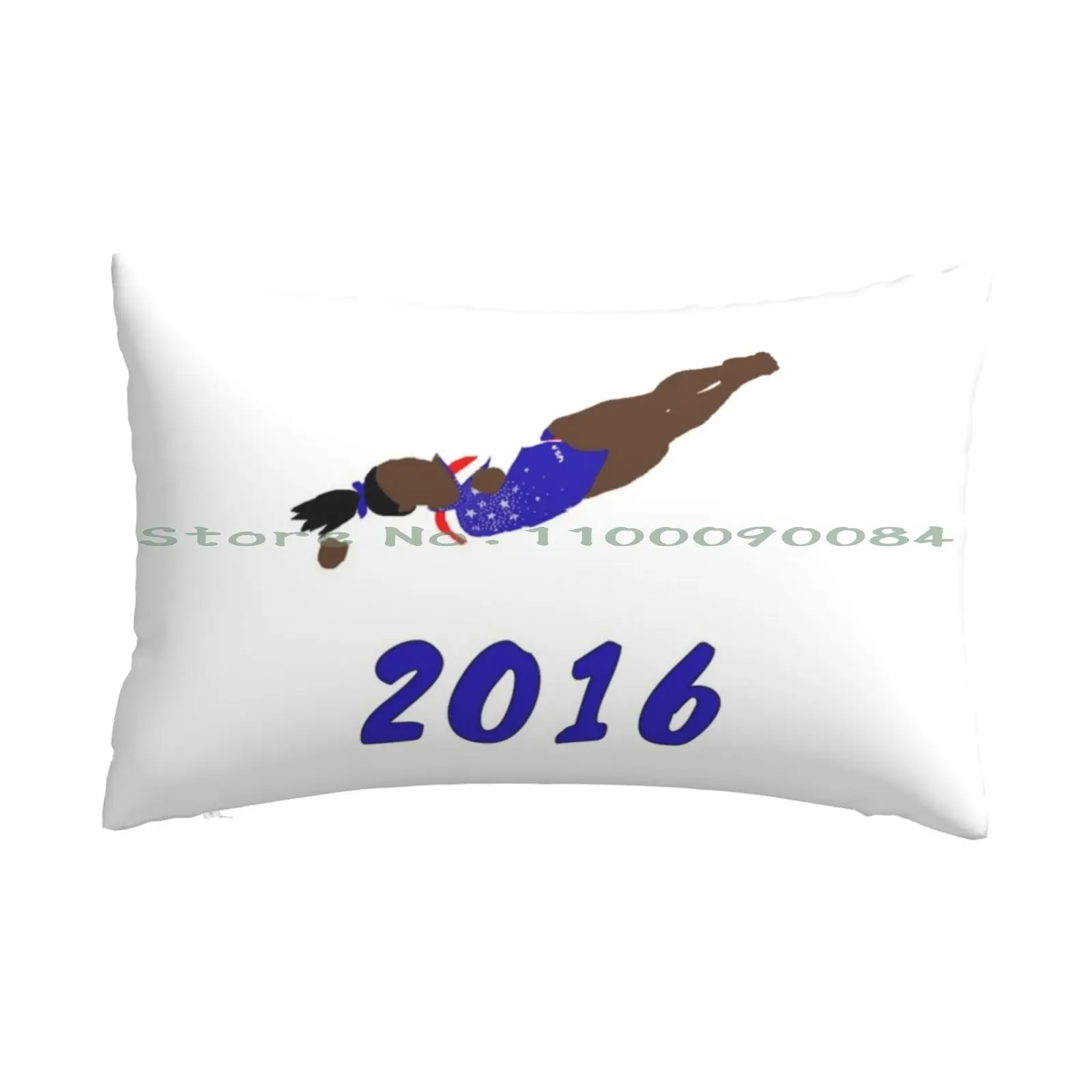 Simone 2016 Pillow Case 20x30 50*75 Sofa Bedroom Simone Biles All Around Anonymous 2016 America Usa Gymnastics Long Rectangle