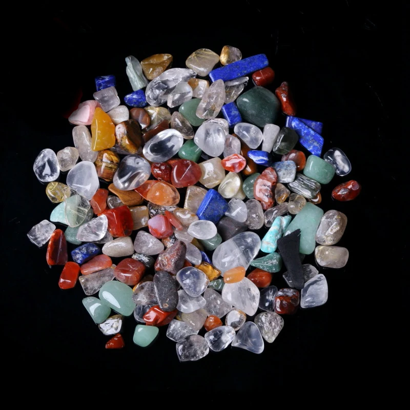 50g 3 Sizes Natural Mixed Quartz Crystal Stone Rock Gravel Specimen Tank Decor Natural stones and minerals