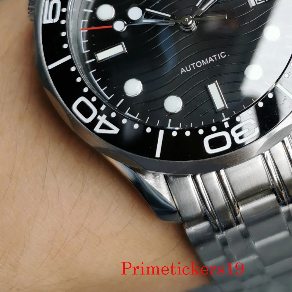 Bliger 41mm Men's Watch Sapphire Crystal Auto Date Stainless Steel Case Mental Bracelet NH35 PT5000 Movement - Image 3