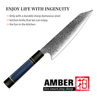 AMBER Kitchen Knife VG10 67 Layers Damascus Steel Premium Santoku kiritsuke cleaver Japanese Style Cooking Tools Ultra Sharp