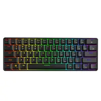 SKYLOONG GK61 Mini teclado óptico portátil 60% Gamer teclado inalámbrico Bluetooth RGB retroiluminado para juegos SK61 para iPad de escritorio