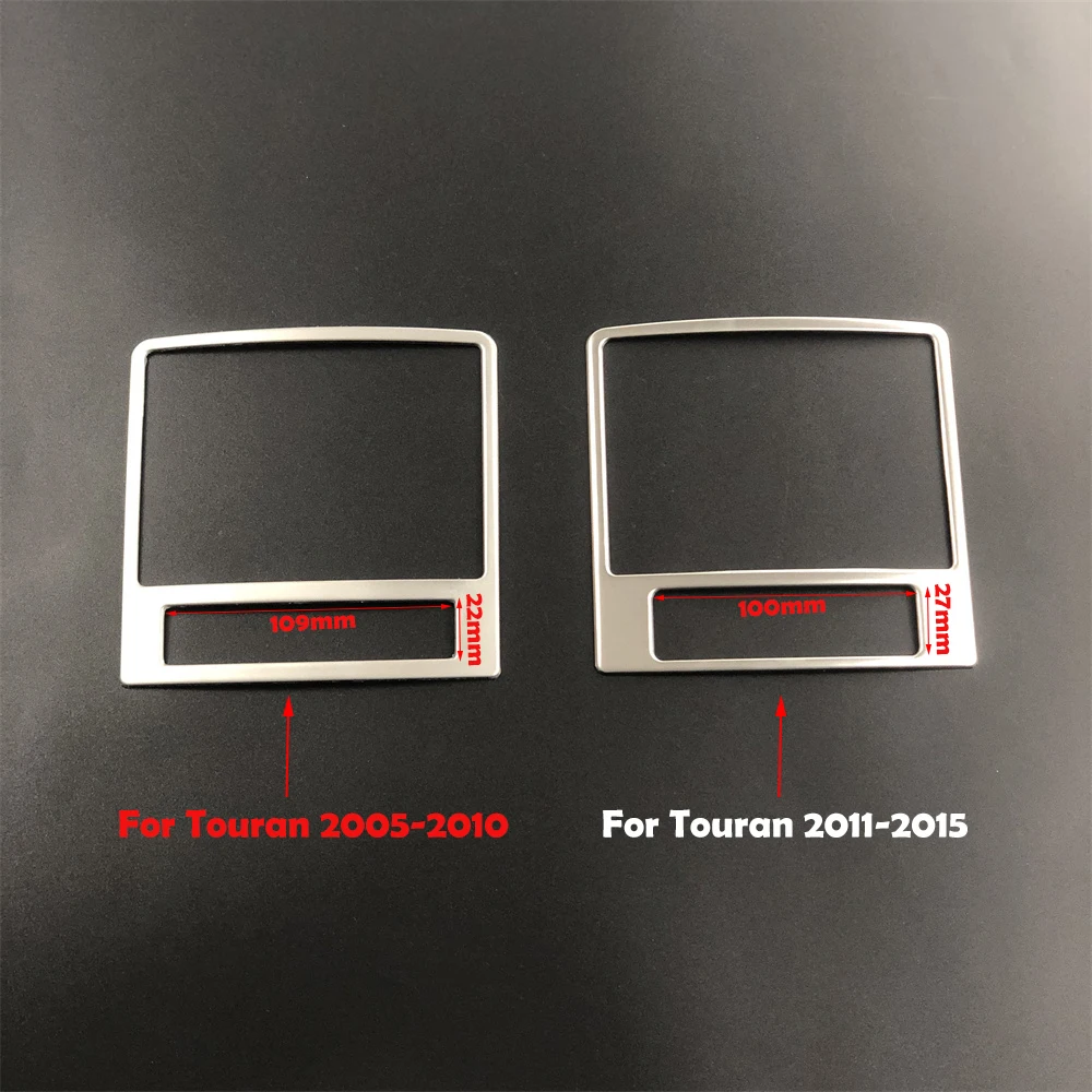 Fit For Volkswagen Touran 2005-2015 Car Styling Gear Panel Water Cup Holder Air Vent Window Lift Trim Decoration Frame Sticker