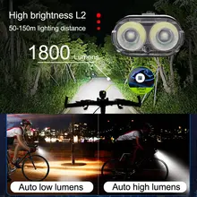Rechargeable Bike Front Light 4000mAh #2