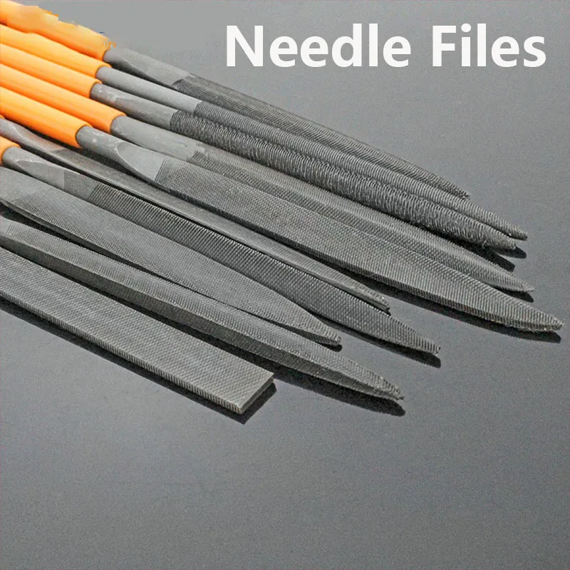 Needle Files-File Set Of Carpenter's Polishing Pin File Steel File Metal Triangular Semicircle Mini Precision Needle File Set