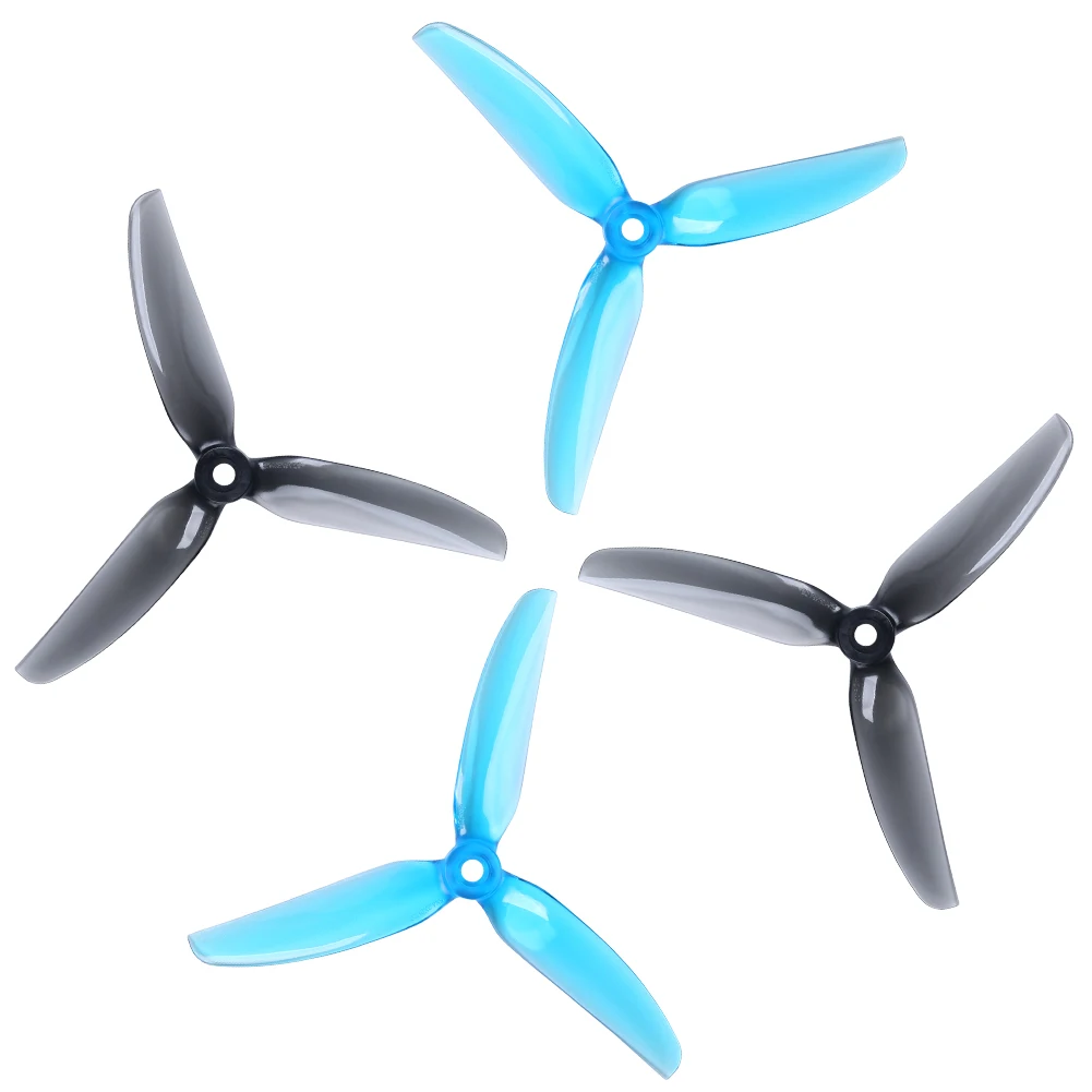 High Quality HQ 5X4.3X3 V2S 5043 5inch 3blade/tri-blade Freestyle propeller prop compatible xing e 2208 motor for FPV drone