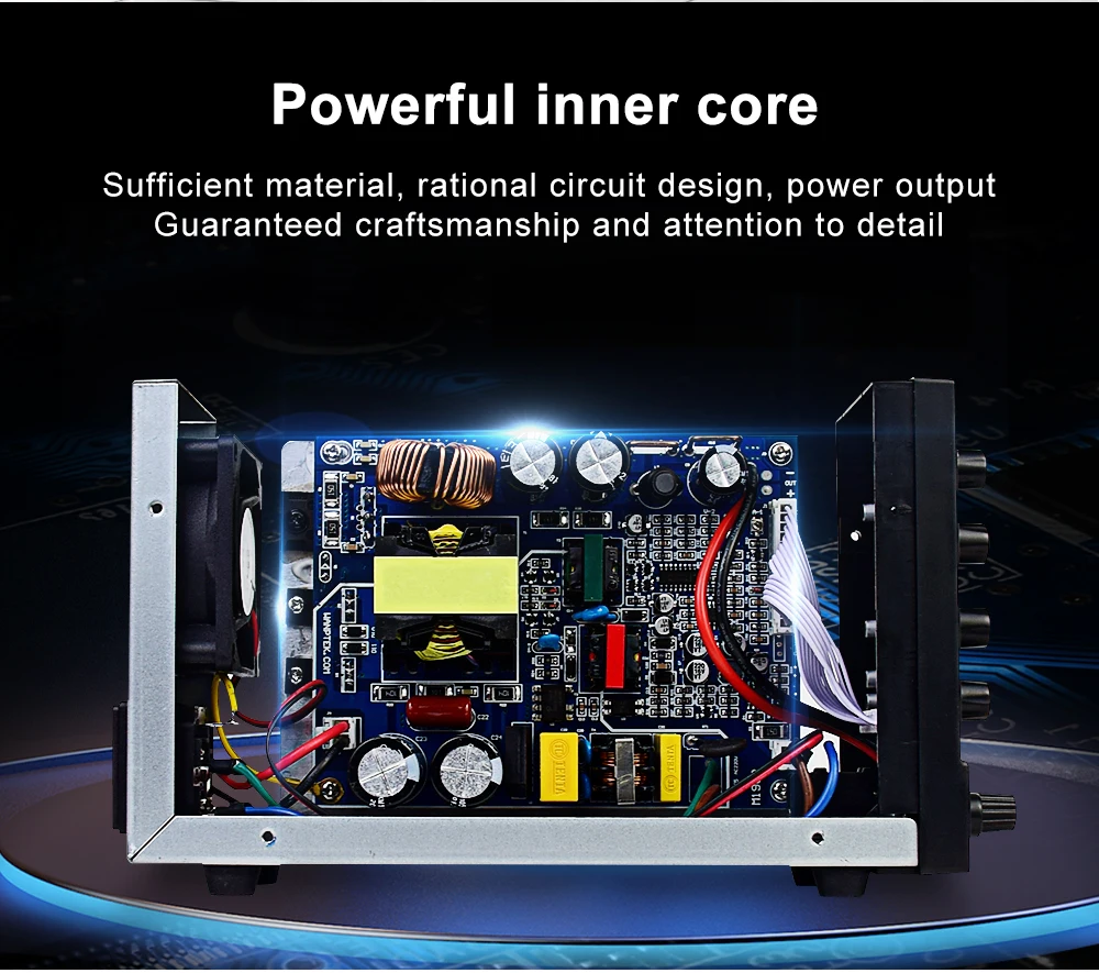 Wanptek Laboratory DC Power Supply Adjustable 30V 10A with Digit Display Voltage Regulator Stabilizer Switching Power Supply