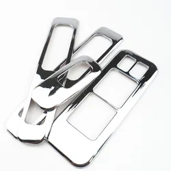 Car sticker of Window lift control panel ABS Chrome decoration Cover For Nissan Qashqai J10 2011 2012 2013 2014