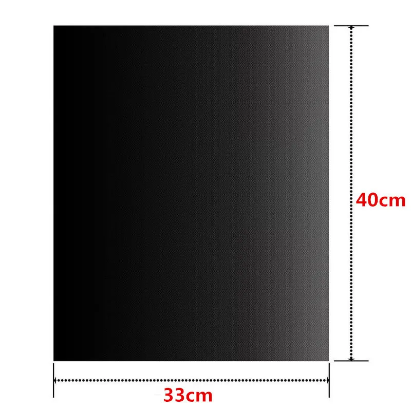 Non-Stick Bbq Grill Mat 40*33Cm Heat Resistant Ptef Barbecue Pad Outdoor Picnic Cooking Grilling Mat Aceesories New 1/2/3/5Pcs