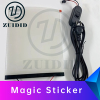 escape room prop Magic Sticker normal condition hide game clues when power on can see the hidden clues clearly ZUIDID