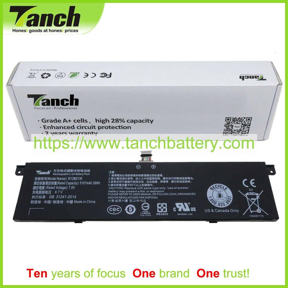 

Tanch Laptop Batteries for XIAOMI Notebook Air 13 R13B01W MI AIR 13.3 R13B02W MI AIR 13.3 INCH 161301-01 161301-07 INCHMI AIR 13