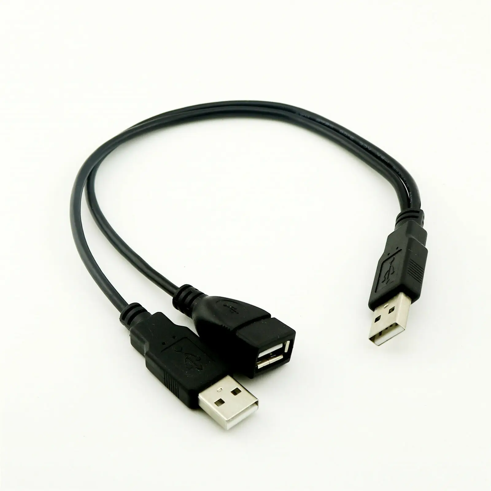 

1 шт., Y-образный разветвитель для USB 2,0, 30 см