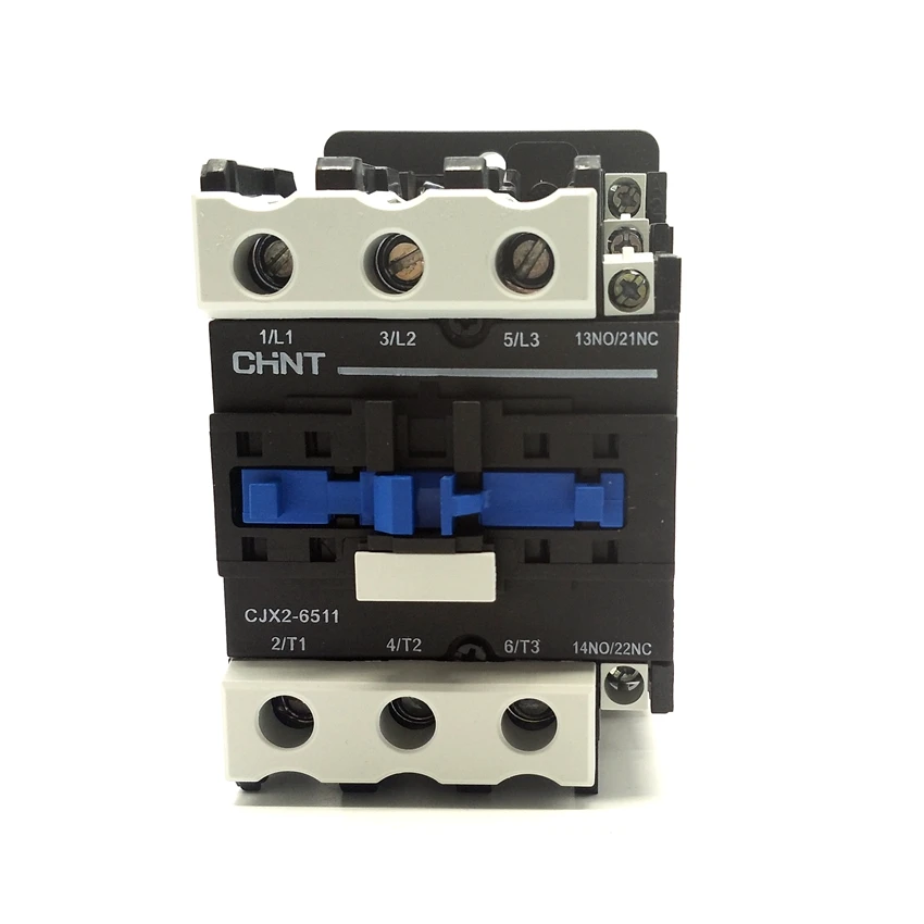 Imagem -03 - Contator Chint ac Cjx25011 1no Mais 1nc 50hz ca 220v 380v 110v 24v 48v 36v