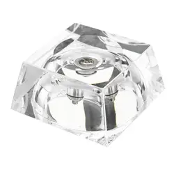 Mulity Color changing Luminous Square Shape Crystal Clear Led Light Lighting Accessories Decorative Lamp Base For Crystal Ball