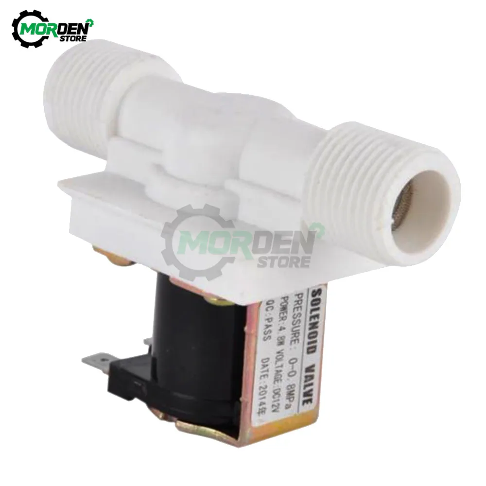 

12V 24V 220V 1/2" Plastic Solenoid Valve Magnetic Washing Machine Dispenser Drinking Water Pneumatic Pressure Controller Switch