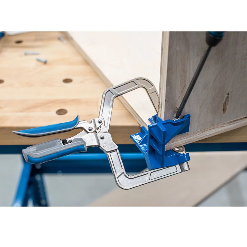 Woodworking right angle clamp multifunctional angle fixed punching fixture