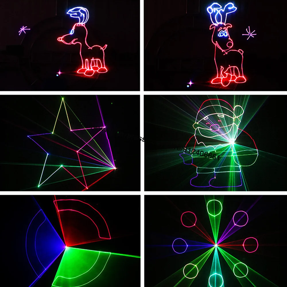 500Mw Sd-kaart Bewerken Programma Rgb Beam Animatie Scan Laser Projector Dmx Party Disco Stage Club Bar Muziek kerst Dj Laser