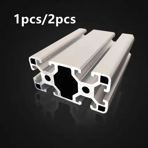 CNC aluminum profile 4080 aluminum profile extrusion 100mm-1000mm EU standard 3D printer parts anode wire guide aluminum profile