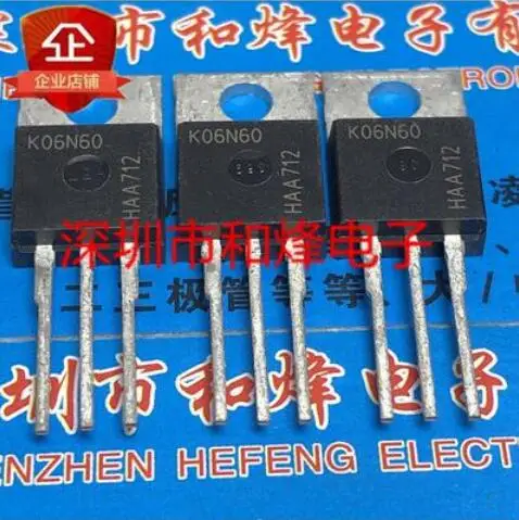 

20PCS K06N60 SKP06N60 TO-220 600V 6A