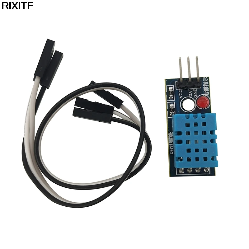 Digital Temperature And Humidity Sensor DHT11 LED Modules Board Electronic Building Blocks With Dupont Line For Arduino DIY