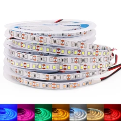 ​2835 Led Strip  5M 12V Tape Light 120Led  60LED Flexible Led Ribbon Pixel RGB White Pink Warm White Blue New Upgraded Brighter