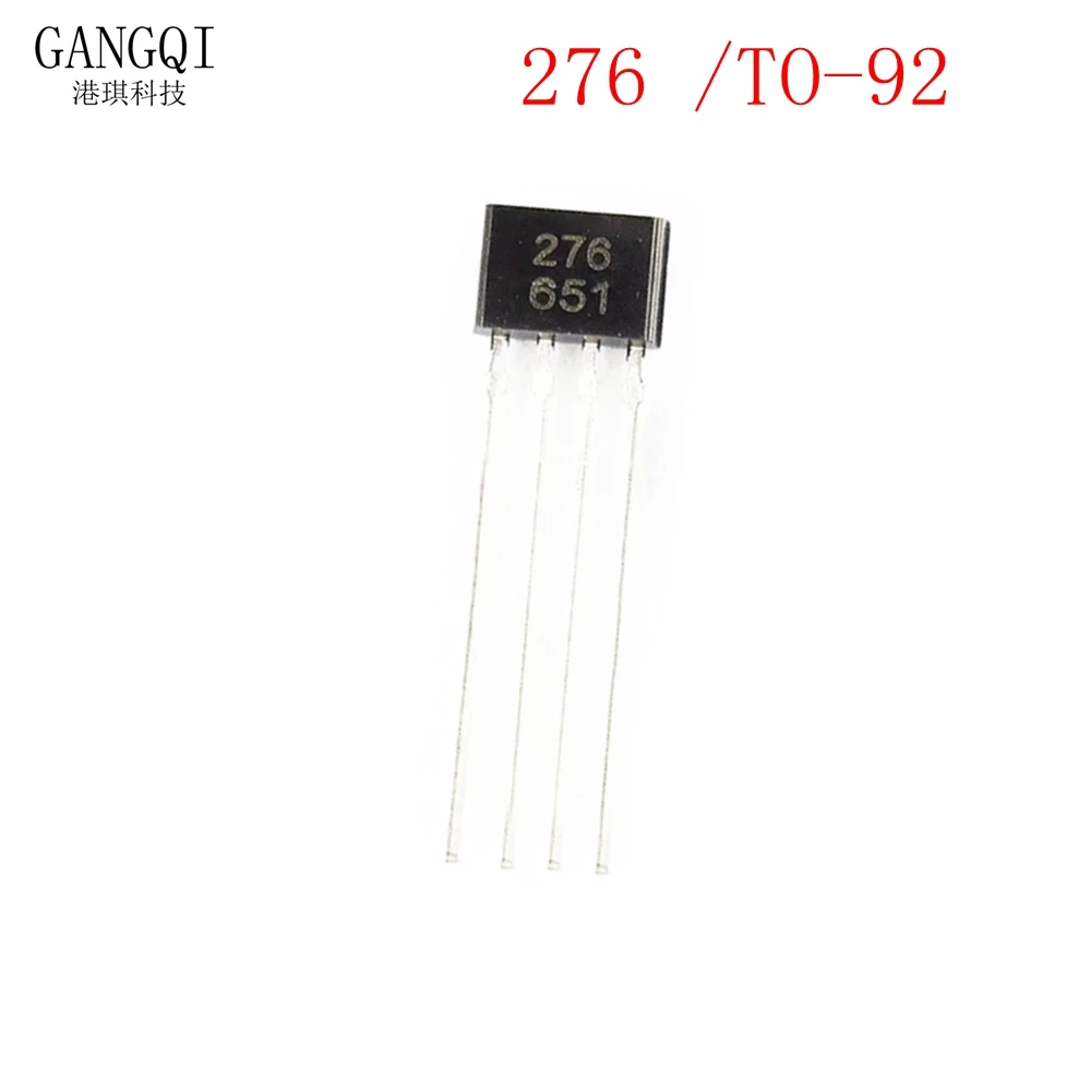 20pcs/lot AH276 TO-92 YS276 EG276 ATS276 AH276 276 EG276 ATS276 Hall sensor Hall Effect Sensor SIP-4In Stock