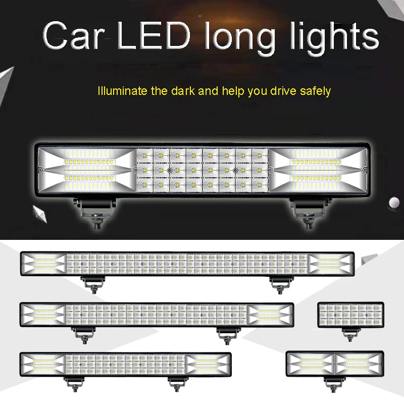 24v Car Styling Led Bar griglia spia polizia fuoco ambulanza Auto camion tetto indicatore di segnale Flash stroboscopico barra luminosa di sicurezza