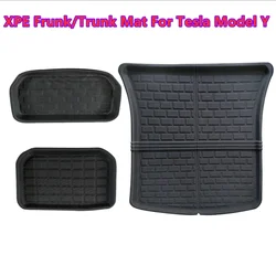 XPE All-weather 3D Cargo Liner posteriore tronco Mat anteriore Frunk Storage Box Mat antiscivolo facile da pulire fodere per Tesla Model Y