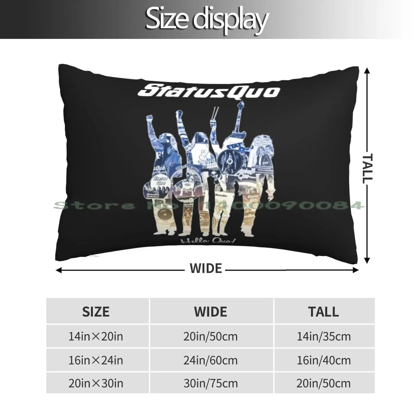 Status Quo Pillow Case 20x30 50*75 Sofa Bedroom Stick To The Status Quo Joshua Bassett Wildcats Hsmtmts High School Musical The