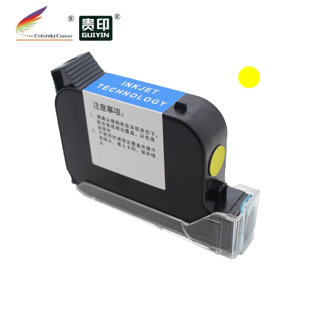 Imagem -02 - Rápido Seco Eco Solvente Inkjet Cartucho de Tinta Substituição para Handheld Portátil Impressora Arma Coder 600dpi Impressão Hgt 12.7 mm S127