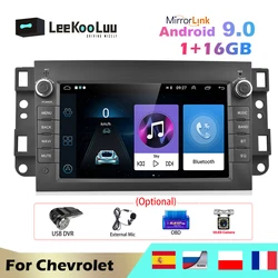 Leekooluu 2 Din autoradio lettore multimediale Android navigazione GPS Audio Bluetooth per Chevrolet Lova Captiva Gentra Aveo Epica