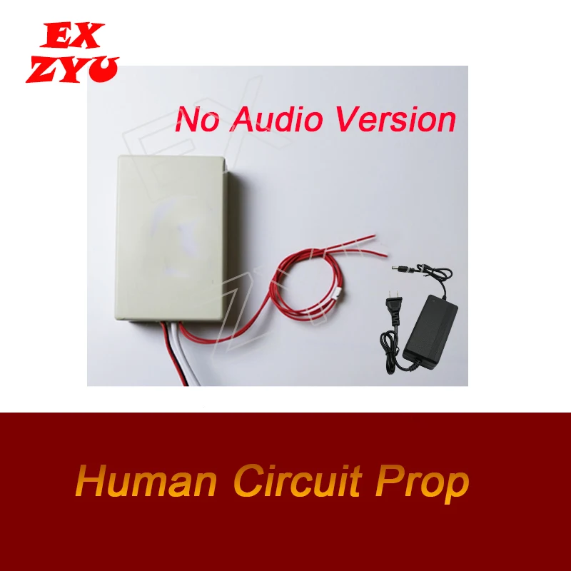 Human Circuit Prop Real Life Escape Room Game Hold Hands to Open 12V Magnet Lock in Chamber Room