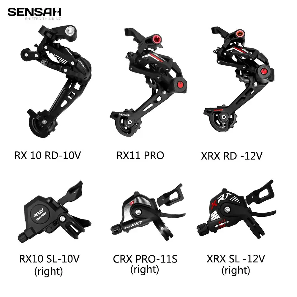 SENSAH Bike Rear derailleurs RX10 CRXPRO XRX 10/11/12-speed Trigger Shifter 7/8S M310 M360 MTB derailleurs for M6000 M8000 M9100