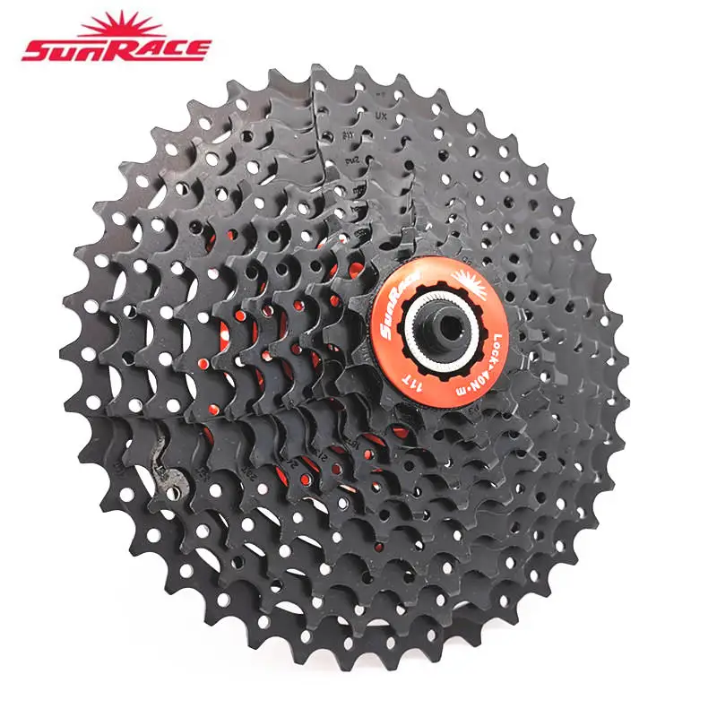 SunRace 10 Speed CSMX3 CSMS3 11-40T /42T/46T / 51T Bicycle Freewheel Wide Ratio bike Mountain Bicycle Cassette Tool MTB Flywheel