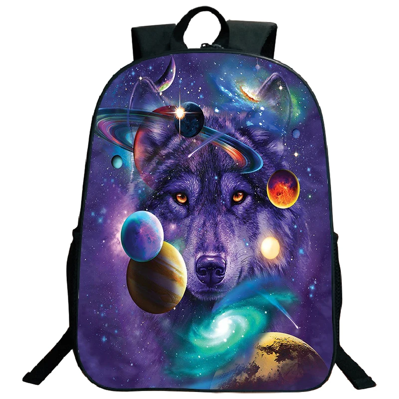 

Animal Wolf 3d Printed Backpack Teens School Backpacks Wolf Bookbag College Student Schoolbag Boys Girls School Bag Mochila