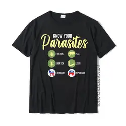 Libertarian Shirt Know Your Parasites T-Shirt T-Shirt Cosie Cotton Men T Shirt Normal New Design Tshirts