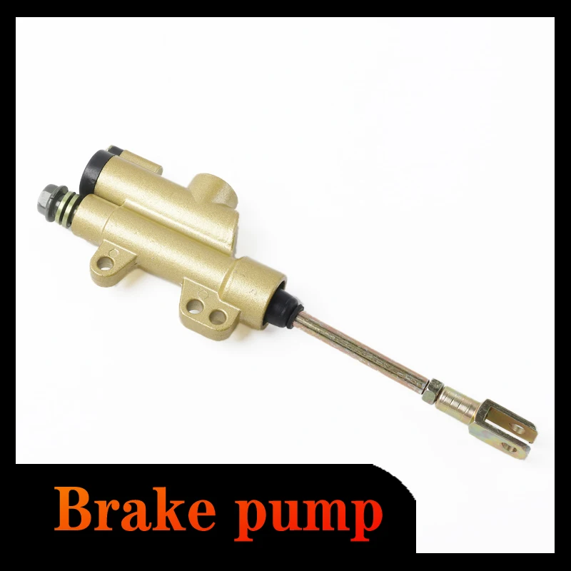 1 pcs Rear Golden Black Motorcycle Dirt Pit Bike ATV Rear Foot Hydraulic Brake Master Cylinder Pump for