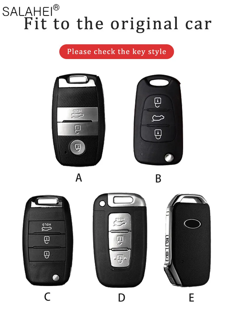 Car Key Case Full Cover For Kia Ceed Cerato Sorento K2 K3 K4 K5 Picanto Sportage  R GT Stinger GT Sorento Cerato Forte Rio QL