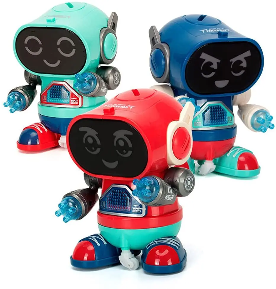 

Dancing Robots for Childrens Toy Rock Light Music Early Education Walking Popular Toys Boys Girls Babies Toddlers Dancing Robot