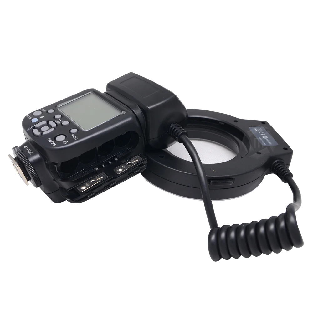 Mcoplus TTL LED Macro Speedlite Vòng Ánh Sáng Đèn Flash Cho Canon NIKON 5D Mark II 5D Mark III 6D 7D 60D 70D 700D 650D D5300 D3200 D750