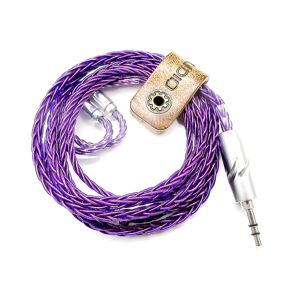 

FENGRU Purple Moon Rhodium Plated Diy Earphone Upgrade Cable 8 Cores MMCX IM50 IE80 0.78mm A2DC QDC For AS16 S8 KXXS