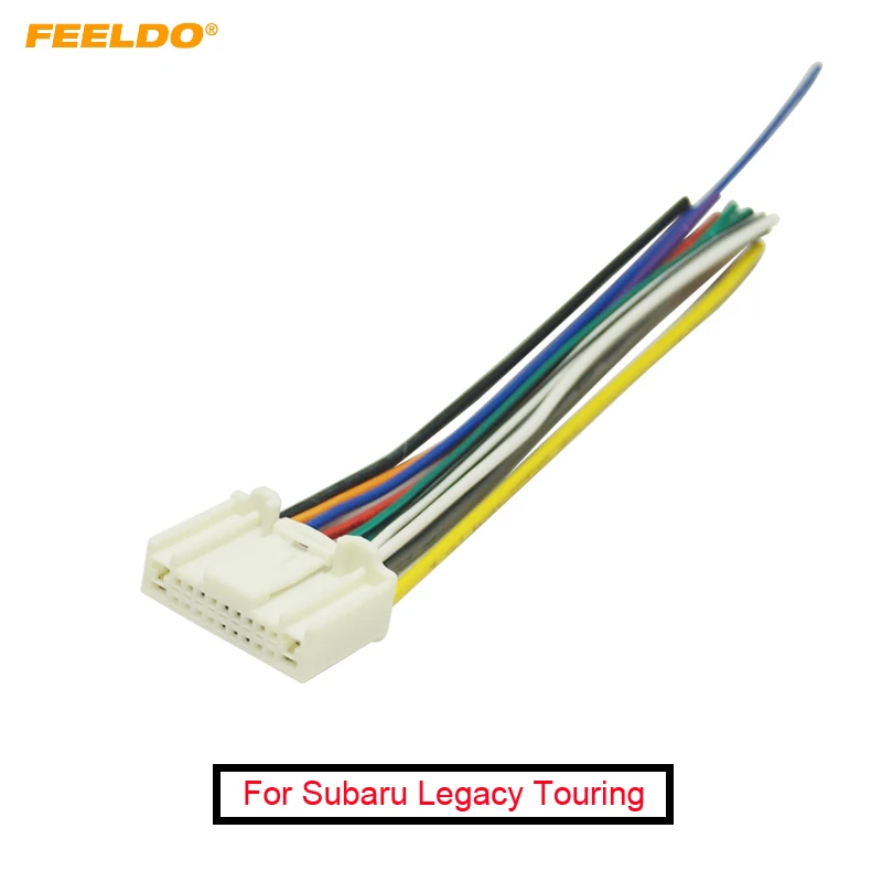 

FEELDO Car Stereo Wiring Harness Adapter Plug For Subaru Legacy Touring/Impreza Wagon/Levorg Stereo Audio Radio Cable #FD5713