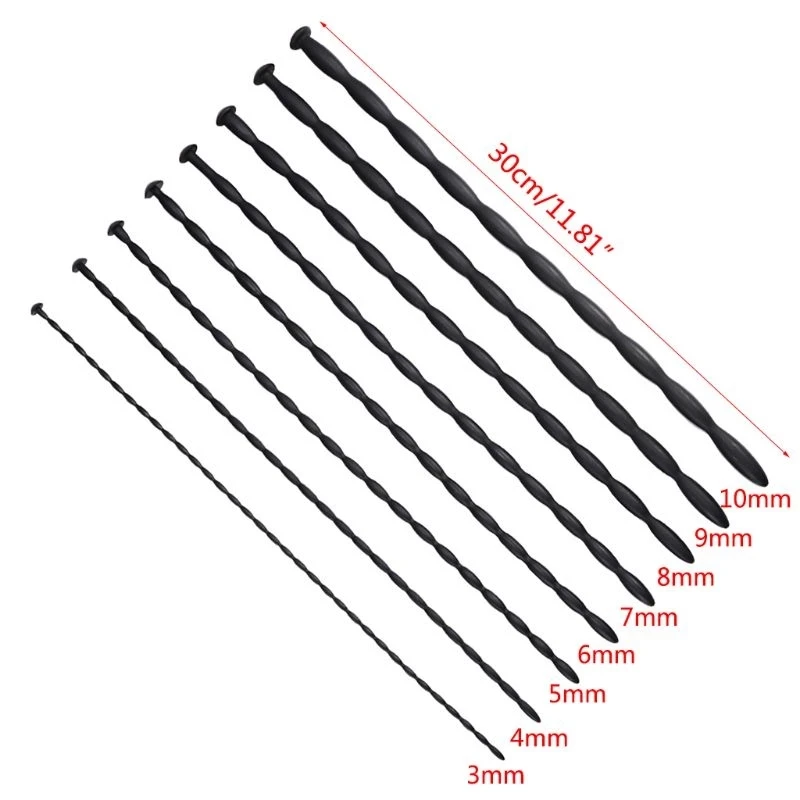 8 أحجام سيليكون طويل الحصان العين قضيب مجرى البول السبر قسطرة موسع القضيب تحفيز ألعاب جنسية للرجال الكبار الاستمناء #3