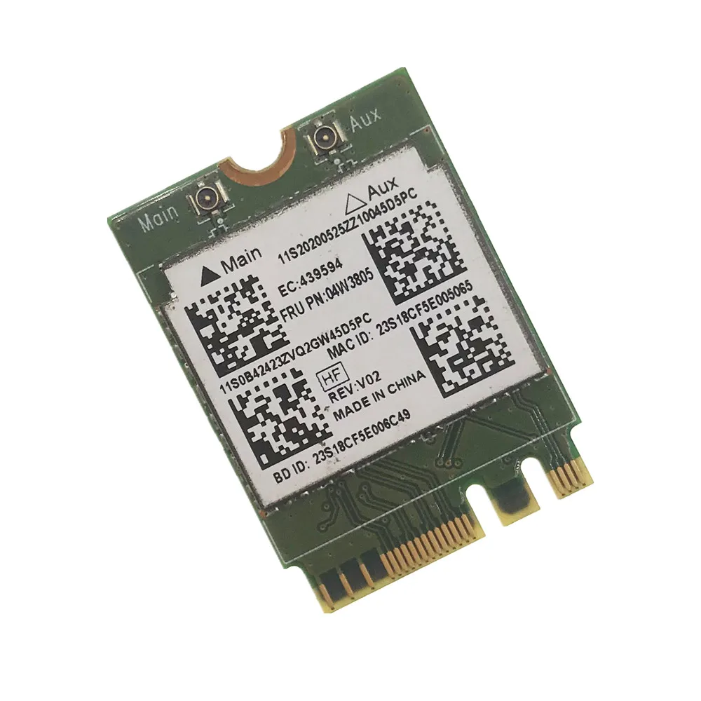 Karta sieciowa WIFI RTL8192EEBT BT4.0 NGFF M.2 FRU 04W3804 04W3805 dla Lenovo/Thinkpad X240 X240s T540 T540P T440 T440s T440P