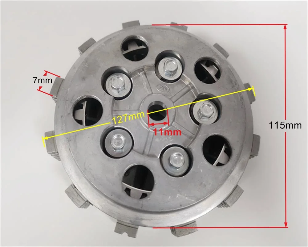 Motorcycle Transmission Parts Clutch Disc Plate Center Complete For Haojue Suzuki EN125-2F EN125-3F EN150 GZ150-A GN125-2 EN125